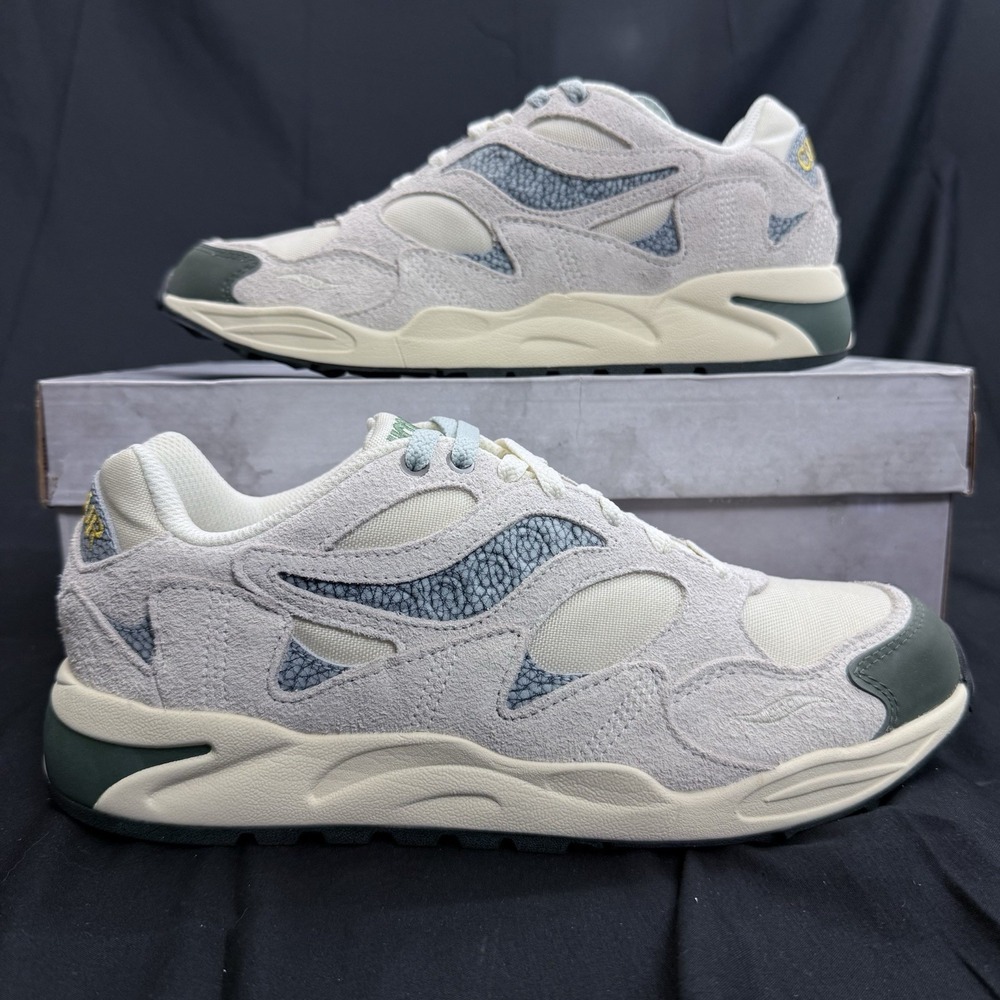 Size 10.5 Saucony Grid Shadow 2 Colour Plus Companie Arctic Trek Shoes S70822-3